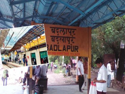 Lokmat Impact Construction of temporary shed at Badlapur railway station | लोकमत इम्पॅक्ट! बदलापूर रेल्वे स्थानकात तात्पुरत्या शेडची उभारणी