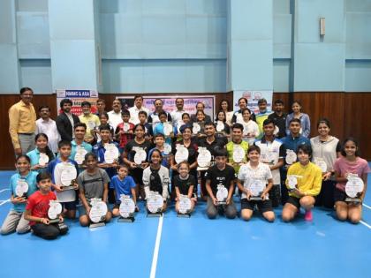 Navi Mumbai  487 badminton players participated in Independence Day special Tournament | 'स्वातंत्र्याचा अमृत महोत्सव' बॅडमिंटन स्पर्धेत ४८७ बॅडमिंटनपटूंचा सहभाग