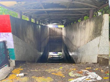 underpass on the Sion-Panvel highway became a breeding ground for mosquitoes | सायन पनवेल महामार्गावरील भुयारी मार्ग बनले डास उत्पत्तीचे केंद्र 