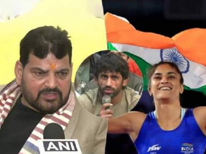 Bajrang Punia has announced that wrestlers protesting against former president of the Wrestling Federation of India and BJP MP Brijbhushan Sharan Singh will immerse their medals in the Ganges at Haridwar in Uttarakhand | न्याय मिळत नसेल...! ऑलिम्पिक, राष्ट्रकुल स्पर्धेतील पदकं गंगेत विसर्जित करण्याचा कुस्तीपटूंचा निर्णय