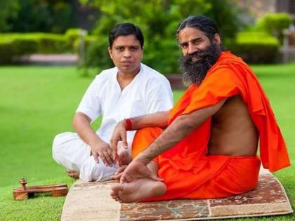 Panthajali's principal, Balkrishna acharya, taken to AIIMS hospital in delhi | Patanjali's Balkrishna Acharya: पतंजलीचे 'आचार्य बाळकृष्ण अस्वस्थ', एम्स रुग्णालयात दाखल 