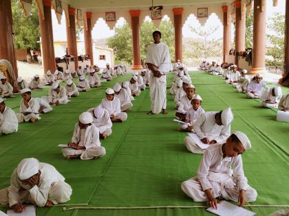 Warkari Child Sanskar Campus in Waggad concludes | वाघागड येथे वारकरी बाल संस्कार शिबिराचा समारोप