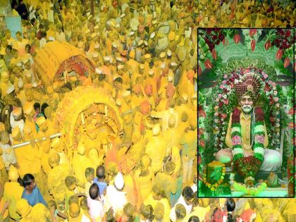 Changbhala in the name of Balumama, Mandiali of devotees in Bhandara ceremony in Metke kolhapur | बाळूमामांच्या नावानं चांगभलं.., मेतकेत भंडारा सोहळ्यात भाविकांची मांदियाळी 