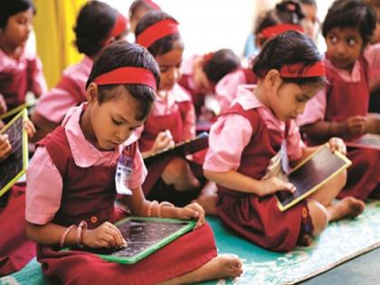 Four kindergartens in one room, obstacles to quality education, neglect by the Municipal Corporation's education department | एकाच खोलीत चार बालवाड्या, दर्जेदार शिक्षणात अडथळे, महापालिकेच्या शिक्षण विभागाचे होतेय दुर्लक्ष 