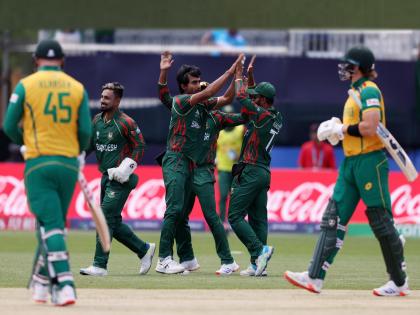 t20 world cup 2024 RSA vs BAN Live Match Updates South Africa set Bangladesh a target of 114 runs to win  | SA vs BAN Live : वर्ल्ड कपमध्ये चाललंय काय? बांगलादेशसमोर आफ्रिकेची ट्वेंटी-२० मध्ये 'कसोटी'