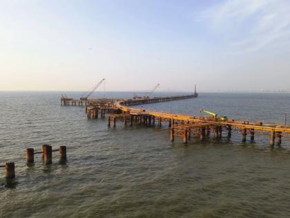 29 percent work of Bandra Versova Sea Link completed Construction of sea span begins | वांद्रे-वर्सोवा सी लिंकचे २९ टक्के काम पूर्ण; समुद्रातील स्पॅन उभारणी सुरू
