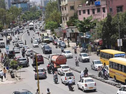 Baner Road sidewalks will be reduced to solve traffic congestion | वाहतूक कोंडी सोडविण्यासाठी बाणेर रस्त्यावरील पदपथ कमी करणार