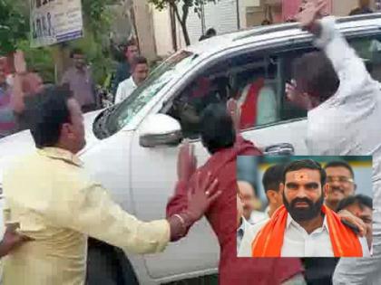 Attack on MLA Santosh Bangar's vehicle case: A case of 'half murder' has been registered against 20 Shiv Sainiks | आमदार बांगर यांच्या वाहनावर हल्लाबोल प्रकरण : २० शिवसैनिकांविरुद्ध 'हाफ मर्डर'चा गुन्हा दाखल