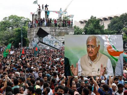 What is happening in Bangladesh can happen in India too, claims Salman Khurshid of Congress  | बांगलादेशमध्ये घडतंय ते भारतातही होऊ शकतं, काँग्रेसच्या सलमान खुर्शिद यांचा दावा 