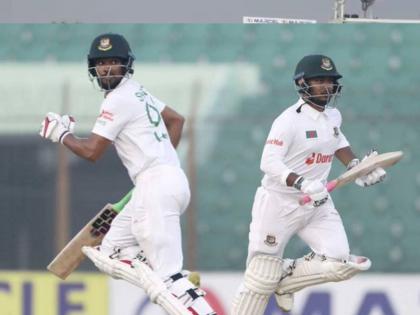 IND vs BAN 1st Test : Half-century for both the openers, Zakir (55*) and Shanto (64*), India are still in search of their first wicket, BAN: 119/0 (42); need 394 runs  | IND vs BAN 1st Test : बांगलादेशच्या ओपनर्सचा जबरदस्त खेळ; विजयासाठीच्या धावांचं अंतर केलं कमी, भारताची वाढली डोकेदुखी 