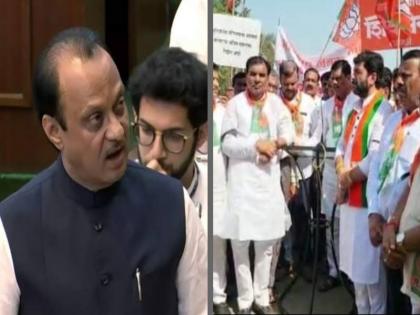 Opposition leaders should apologise Ajit Pawar statement hurt the sentiments of Shambhu devotees" | "विरोधी पक्षनेत्यांनी माफी मागावी, अजित पवारांच्या वक्तव्याने शंभूभक्तांच्या भावना दुखावल्या"