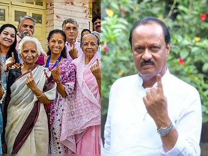 Twist of relations in Baramati on election day, Supriya Sule meets Ajit Pawar's mother; So Ajit Pawar said... Meri maa mere saath hai! | मतदानाच्या दिवशी बारामतीत नात्यांचा ट्विस्ट, सुप्रिया सुळेंनी घेतली अजित पवारांच्या आईची भेट; तर अजित पवार म्हणाले... मेरी माँ मेरे साथ है!