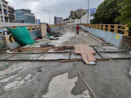 andheri gokhale barfiwala bridge open from july 1 a campaign to connect both the bridges was launched by the municipality in mumbai | गोखले-बर्फीवाला पूल १ जुलैपासून खुला? पालिकेकडून दोन्ही पुलांच्या जोडणीची मोहीम फत्ते 