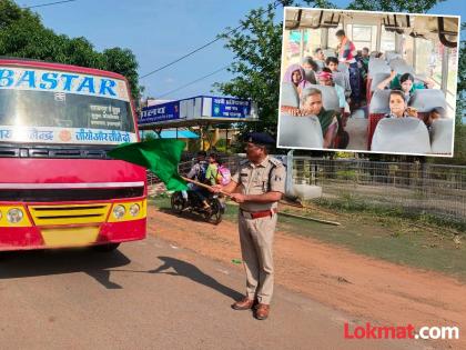 bus service reaches naxal affected abujhmad kutul locals express happiness | नक्षलग्रस्त अबूझमाडच्या कुतुलपर्यंत पोहोचली बस सेवा; स्थानिकांनी व्यक्त केला आनंद bus service reaches naxal affected abujhmad kutul locals express happiness | नक्षलग्रस्त अबूझमाडच्या कुतुलपर्यंत पोहोचली बस सेवा; स्थानिकांनी व्यक्त केला आनंद