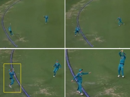 Video : Is this controversial dismissal in the BBL09? What's your take on this one, out or not out? | Video : 2020 मधील पहिला वादग्रस्त निर्णय? तुम्हीच ठरवा फलंदाज Out की Not Out!
