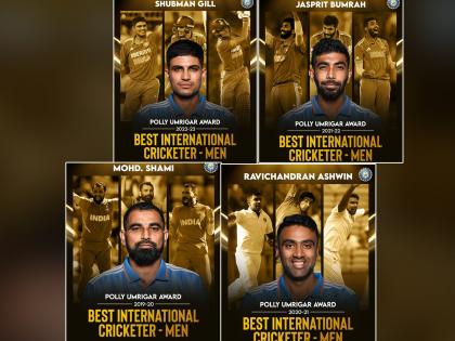 Full list of BCCI Awards 2024 Live Updates: Shubman Gill wins the Poly Umrigar Award for 2022-23 Season, R Ashwin, Mohammed Shami, jasprit bumrah also win this award  | BCCI Awards 2024 Live : शुबमन गिल, मोहम्मद शमी, आर अश्विन, जसप्रीत बुमराह सर्वोत्तम क्रिकेटपटू; वाचा संपूर्ण लिस्ट