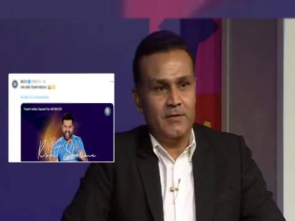  BCCI's video is going viral after Virender Sehwag's insistence on Team india, not Team bharat | टीम 'भारत' नाही टीम 'इंडिया'च! सेहवागच्या आग्रही मागणीनंतर BCCIचा video चर्चेत