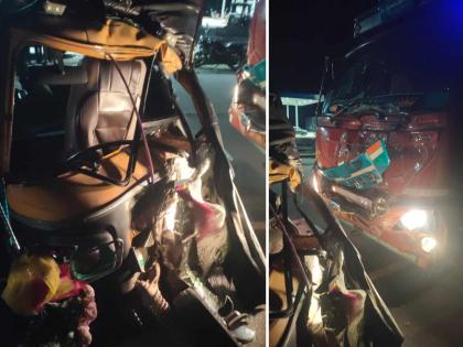Beed Terrible accident involving tempo and rickshaw on Palkhi Highway, total four people including husband and wife killed | बीड: पालखी महामार्गावर टेम्पो व रिक्षाचा भीषण अपघात, पती-पत्नीसह एकूण चार जण ठार Beed Terrible accident involving tempo and rickshaw on Palkhi Highway, total four people including husband and wife killed | बीड: पालखी महामार्गावर टेम्पो व रिक्षाचा भीषण अपघात, पती-पत्नीसह एकूण चार जण ठार