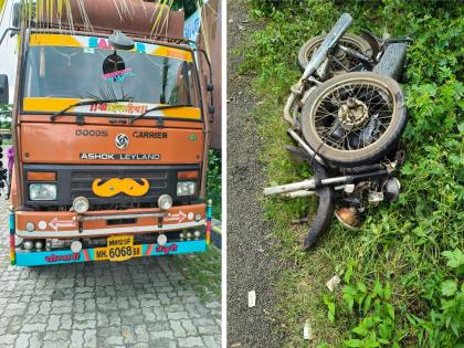 Tempo - One dead, one injured in two-wheeler head-on collision on Beed - Parali road | टेम्पो-दुचाकीच्या समोरासमोर धडकेत एकाचा मृत्यू, एकजण जखमी