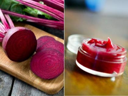 how to make beetroot lipstickbalm at home benefits of beetroot for lips | बाजारातील लिपस्टिकला म्हणा बाय-बाय; घरीच तयार करा ओठांसाठी फायदेशीर लिपस्टिक!