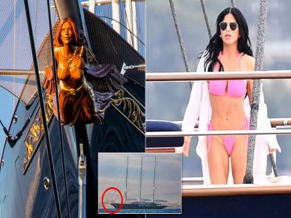 Jeff Bezos's New Yacht: Jeff Bezos bought a yacht worth 4000 crores, put a statue of his girlfriend on it... | Jeff Bezos's New Yacht: जेफ बेजोस यांनी खरेदी केली 4000 कोटींची यॉट, त्यावर बसवला गर्लफ्रेंडचा पुतळा...