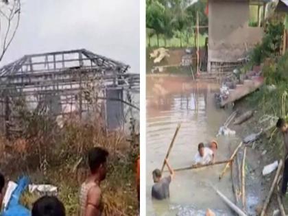 Shocking blast in West Bengal Egra of East Midnapore 9 dead bodies flew away to nearby lake due to explosion | Shocking! किंकाळ्या, आरडाओरडा.. बंगालमध्ये भीषण स्फोट! ९ ठार, मृतदेह उडून शेजारच्या तलावात पडले!