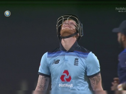 IND vs ENG, 2nd ODI : Ben Stokes said "Sorry" to his father in heaven after getting out on 99, Watch Video | IND vs ENG, 2nd ODI : ९९ धावांवर बाद झाल्यानंतर बेन स्टोक्सनं मागितली वडिलांची माफी, Emotional Video