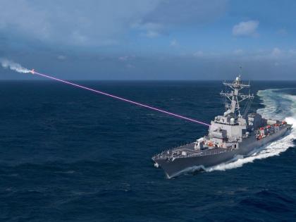 America Laser Weapon Testing: US invisible weapons test in Arabian Sea, China in trouble | America Laser Weapon Testing: डोळ्याचे पाते लवते न लवते तोच...! अरबी समुद्रात अमेरिकेकडून अदृष्य शस्त्राची चाचणी