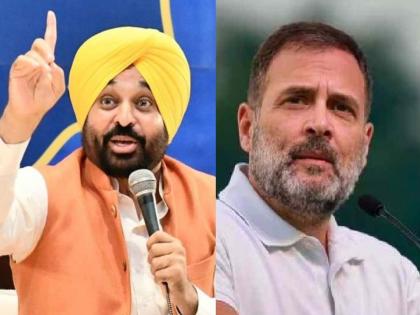 punjab cm bhagwant mann on rahul gandhi and education system | "राहुल गांधींचे शिक्षक..."; भगवंत मान यांचं काँग्रेस नेत्याच्या शिक्षणावर भाष्य करत मोठं विधान