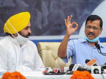 aap delhi cm arvind kejriwal claims mafia reached punjab to bribe ministers including cm bhagwant mann congress tell names | केजरीवाल यांचा दावा, “भगवंत मान यांच्यासह मंत्र्यांना माफियांकडून लाच देण्याचा प्रयत्न”; काँग्रेस म्हणाली नावं सांगा…