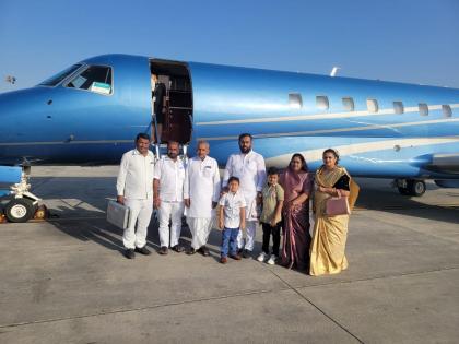 Big blow to NCP Bhagirath Bhalke takes off from Pune to Hyderabad to meet KCR | राष्ट्रवादीला मोठा धक्का; केसीआर यांच्या भेटीसाठी भगीरथ भालकेंचे पुण्यातून हैद्राबादकडे टेक ऑफ