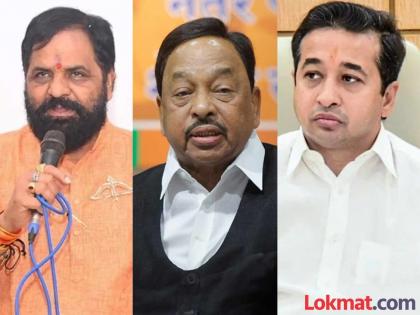 Nitesh Rane responded to Minister Bharat Gogavale statement regarding Narayan Rane | "नारायण राणेंनी भानगडी, मारामाऱ्या केल्या"; गोगावलेंच्या विधानावर नितेश राणे म्हणाले, "माझ्या खांद्याला खांदा लावून..." Nitesh Rane responded to Minister Bharat Gogavale statement regarding Narayan Rane | "नारायण राणेंनी भानगडी, मारामाऱ्या केल्या"; गोगावलेंच्या विधानावर नितेश राणे म्हणाले, "माझ्या खांद्याला खांदा लावून..."