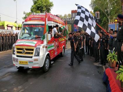 Shaheed Swabhimaan Yatra: A grand reception in Nashik's artillery center | शहीद स्वाभिमान यात्रा : नाशिकच्या तोफखाना केंद्रात भव्य स्वागत