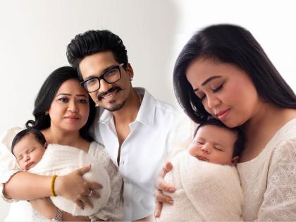 Comedian Bharti Singh got trolled for using hukka in son Lakshya Limbachiyaa photoshoot | Bharti Singhला मुलाचे फोटो शेअर करणं पडलं महागात, संतापलेले नेटकरी म्हणाले...