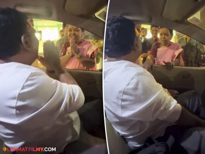 bhau kadam stopped the car on the road and meet the elderly fans video viral on social media  | भाऊ कदमने भर रस्त्यात गाडी थांबवून घेतली वयोवृद्ध चाहत्यांची भेट; पुढे घडलं असं काही की भारावला अभिनेता