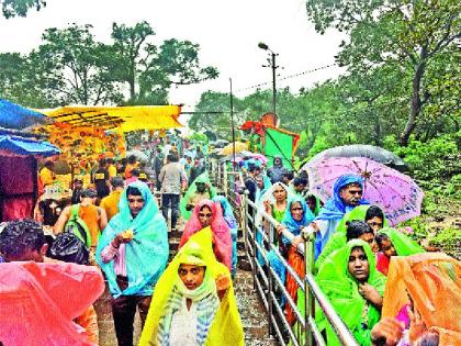 one lakh devotees has taken pray in  Bhimashankar | भीमाशंकरला एक लाख भाविकांनी घेतले दर्शन