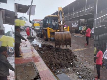 Why water accumulates in Dombivli station area, know here | डोंबिवली स्टेशन परिसरात पाणी का साचते?