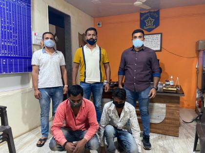 Two thieves were handcuffed in Bhigwan | भिगवणमध्ये रस्त्यात अडवून लूटमार करणाऱ्या दोन चोरट्यांना ठोकल्या बेड्या