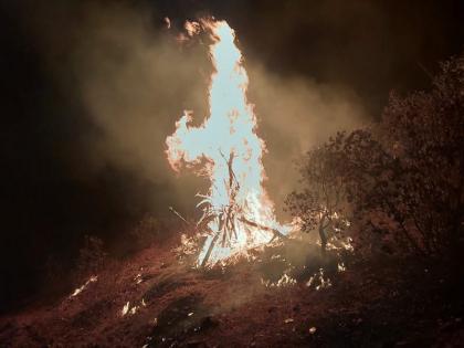 Bhimashankar Holika dahan After Holi in Bhimashankar, all Holis in Konkan are lit | Bhimashankar Holi : भीमाशंकरमधील होळीनंतर पेटतात कोकणातील सर्व होळ्या