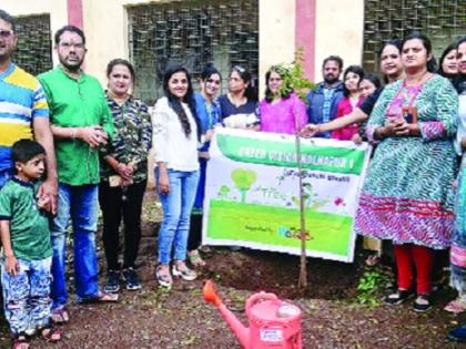  'Rashi' - Environmental protection of 'Vision of trees' - Green Vision What's App Group initiative | ‘झाडांची भिशी’त साठल्या पर्यावरण रक्षणाच्या ‘राशी’--ग्रीन व्हिजन व्हॉट्स अ‍ॅप ग्रुपचा उपक्रम