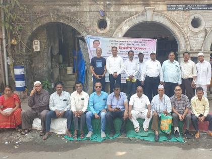 Bhiwandi: One-day hunger strike in front of Bhiwandi Municipality on behalf of Federation of Indian Labor Employees for various demands | Bhiwandi: विविध मागण्यांसाठी भारतीय कामगार कर्मचारी महासंघाच्यावतीने भिवंडी पालिकेसमोर एकदिवसीय उपोषण