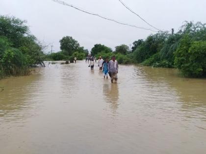 Heavy rain in 21 talukas of Nagpur division: thousands of families disrupted | नागपूर विभागातील २१ तालुक्यांत अतिवृष्टी : हजारो कुटुंब बाधित