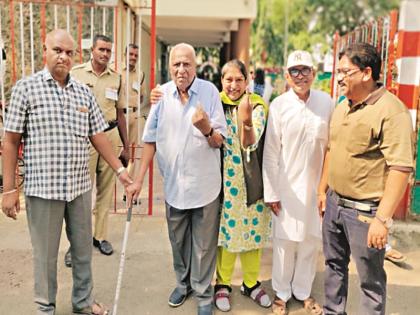 1952 to 2019 nonstop voting; Unique record of Bhujangrao Kulkarni in Aurangabad | १९५२ ते २०१९ नॉनस्टॉप मतदान; भुजंगराव कुलकर्णी यांचा अनोखा विक्रम