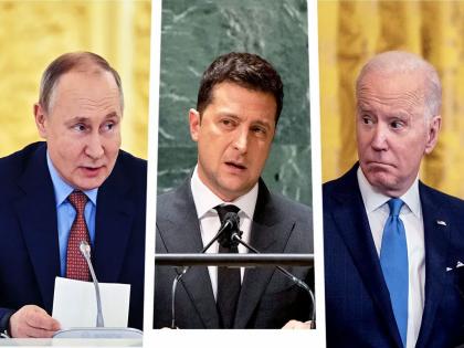 Syria Iraq like game by West in Ukraine russia president vladimir Putin hits back at america president joe Biden Alexander Lukashenko Ukraine | Russia Vladimir Putin : “युक्रेनमध्ये पाश्चात्य देशांकडून सीरिया-इराकसारखा खेळ,” पुतीन यांचा बायडेन यांच्यावर पलटवार 