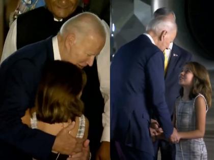 Joe-Biden-In-India-joe-biden-arrived-india-welcome-by-vk-singh-and-ambassador-eric-garcetti | दिल्लीत दाखल होताच राष्ट्राध्यक्ष जो बायडन यांना भेटलेली चिमुकली कोण? जाणून घ्या...