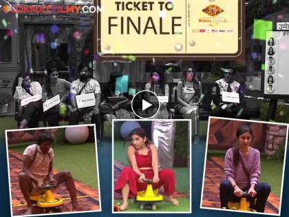 bigg boss marathi 5 ticket to finale task who will win abhijeet sawant varsha usgaonkar suraj chavan promo | Bigg Boss Marathi : कोणाला मिळणार फायनलचं तिकीट? Ticket To Finale साठी सदस्यांमध्ये रस्सीखेच