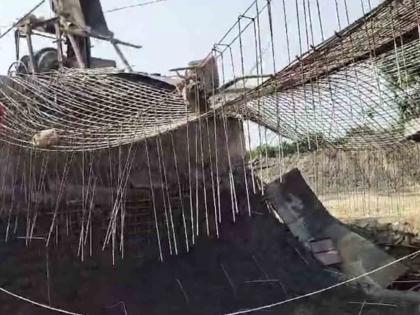 Third bridge collapses in week in Bihar Construction starts at a cost of 2 crores | बिहारमध्ये आठवड्यात तिसरा पूल कोसळला; २ कोटी खर्चून बांधकाम सुरू होतं