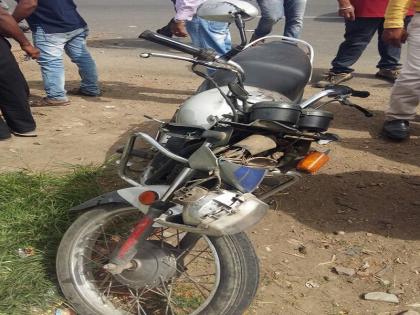 Wrongside riding is risky; One killed in a horrific accident on Beed Bypass | राँगसाईड सुसाट जाणे ठरले धोकादायक; बीड बायपासवर भीषण अपघातात एकजण ठार