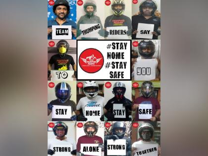 Bike riders also say 'Stay home, Stay safe' | बाइक रायडर्सही म्हणतात  ‘स्टे होम, स्टे सेफ’