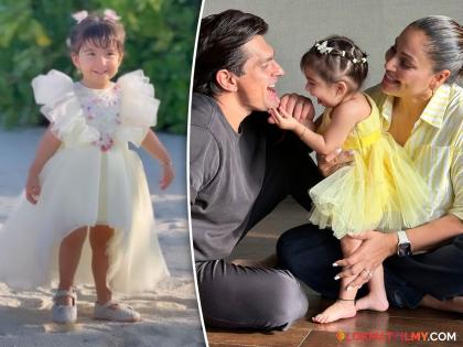 bollywood actress bipasha basu and karan singh grover celebrate their daughter 2nd birthday in maldives video viral  | किती गोड! २ वर्षांची झाली बिपाशा बासूची लेक; अभिनेत्रीने मालदीवमध्ये केलं बर्थडेचं जंगी सेलिब्रेशन